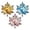 Colorful*3, variant on 9 Piece Maple Leaf Suncatcher Window Decorations, 3.14 Inch Acrylic Fall Leaf Pendants with Hanging Cord for Autumn, Thanksgiving, Wall, Door and Home Decor
