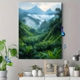 thumbnail image 4 of Tropical Rainforest Landscape Canvas Print/Wall Art， Suitable for Living Room， Hotel， and Yoga Studio Decoration., 4 of 8