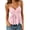 WenDA04_Light Pink, variant on Spaghetti Strap Tank Tops for Women Flowy Hem Ruffle Bow Tie Wrap Cami Shirts Sleeveless Deep V Neck Camisole Women's Tops Black, S