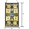 thumbnail image 4 of RADIANCE Goods Tiffany-Style Victorian Stained-Glass Window Panel 26" Height, 4 of 4