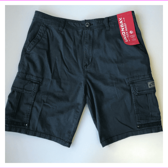 Union Bay Men's Reinforced double stitching Cotton Cargo Shorts 38/Starry