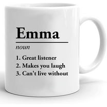 Personalised Name Definition Mug, Gifts Ideas Presents For Mom Dad On Birthday Christmas Mothers Fathers Day Birthday Christmas Thanksgiving Gifts for Him Her