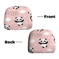 thumbnail image 6 of Kdxio Panda Pattern Print 2 Piece Car Head Rest Covers Set Auto Front/Rear Seats Headrest Cover Universal Fit Most Cars,Sedan, SUV, 6 of 9