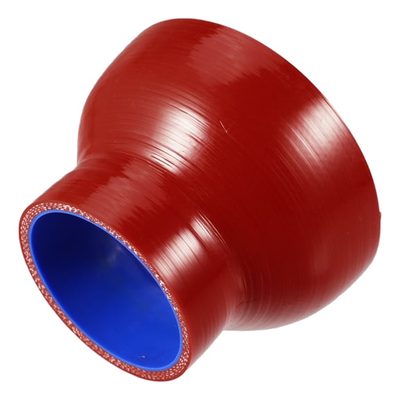 63-102mm 2.5"-4" ID Straight Silicone Reducer Hose Silicone Hose Coupler Intercooler Tube Red for Car