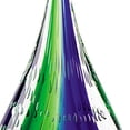 thumbnail image 4 of 12" Mouth Blown Teardrop Centerpiece on Crystal Base, 4 of 5