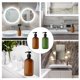thumbnail image 2 of 4 unidades, botellas de loción de hombro redondo, botellas de champú vacías para agua, botellas de plástico, verde Feliz Sencillez, 2 of 5