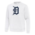 thumbnail image 2 of Men's Antigua White Detroit Tigers Relevant Lightweight Pullover Sweatshirt, 2 of 3