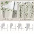 thumbnail image 5 of Green Floral Swag Valances for Windows, Kitchen Window Curtains Over Sink, Spring Flowers Window Treatment Curtains for Living Room/Bedroom Curtains 2 Panel Sets 36"x45", 5 of 8