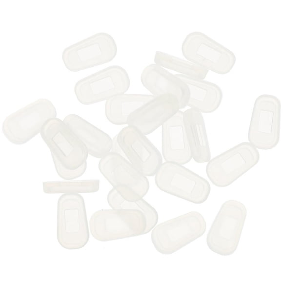 LEEYNEER 12 Pairs of Eyeglass Nose Pads Silicone Nose Pads Glasses Protectors Anti-slip Glasses Nose Pads