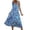 A1-Sky Blue1213, variant on XIAOCHA Summer Flowy Midi Dress for Women Sleeveless Tassel Tie Color Leopard Print Beach Tiered Gown