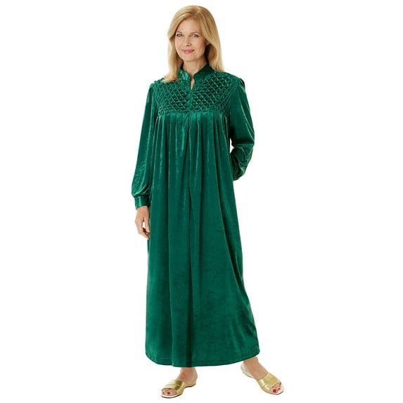 Long Zip-Front Robe