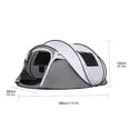 thumbnail image 4 of Capacious Immediate Tent Burst Up Plan 9.2x6. Floor Area Family Rapid attach Outdoor Tasks Permanent Polyster., 4 of 9