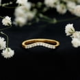 thumbnail image 4 of Rosec Jewels - Lab Diamond Enhancer for Engagement Ring - Curved Notched Ring - EF-VS Quality, 18K Yellow Gold, US 11.50, 4 of 9