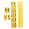thumbnail image 3 of 1000 Pc 50/50 Double Stub Raffle Tickets Split Coupon Entry Fair Party Yellow 2", 3 of 4