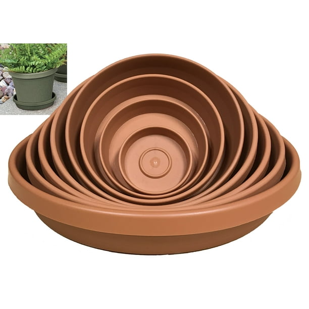 Bloem Terra Plant Saucer Tray 20" Terra Cotta