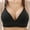 Black, variant on Jacenvly Bralettes for Women Plus Size Solid Casual Fashion Women Bras Woman'S Color Hollow Out Perspective Bra Underwear No Rims Wine