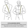 thumbnail image 7 of HISDERN Men Paisley Suspender Bow Ties Set Pocket Square Set Adjustable 6 Clips Braces Purple Black, 7 of 7