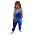 thumbnail image 1 of MIASHUI Rompers for Girls Casual Starry Sky Printed Sleeveless Jumpsuits Baggy Overalls,Sky Blue,1-2 Years, 1 of 4