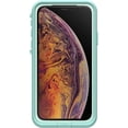 thumbnail image 2 of LifeProof FR Series Waterproof Case for iPhone Xs (ONLY) with Cleaning Cloth - Tiki (FAIR Aqua/Blue Tint/Lime), 2 of 7