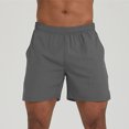 thumbnail image 2 of FRSASU Men's Workout Running Shorts with Pockets 4" Lightweight Quick Dry Athletic Gym Mesh Shorts no Liner Gray, 2 of 7
