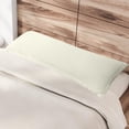 thumbnail image 3 of Bowayaoa Washed Linen Pillowcase Double Long Pillowcase, Soft Breathable Body Pillow Cover, Decorative Leather Pillow Case for Bed Couch, Solid Color Cream Pillowcases for Sleeping, 3 of 8