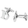 thumbnail image 3 of BodyJ4You 2PC Cufflinks Personalized Initials Letter D Men's Button Shirt Business Gift, 3 of 6