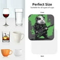 thumbnail image 6 of Sigee Rock Guitar Guinea Pig for Water-Resistant, Heat-Resistant, Non-Slip Leather Coasters Set, Ideal for Coffee Table, Office, Bar, Home Decor-Square, 6 of 6