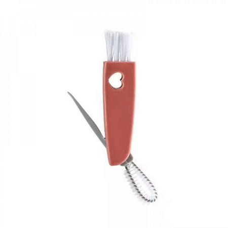 

3 in 1 Cleaning Cup Brushes Multipurpose Cup Lid Groove Gaps Cleaning Brush Bottle Milk Cup Brush Creative Cleaning Tools