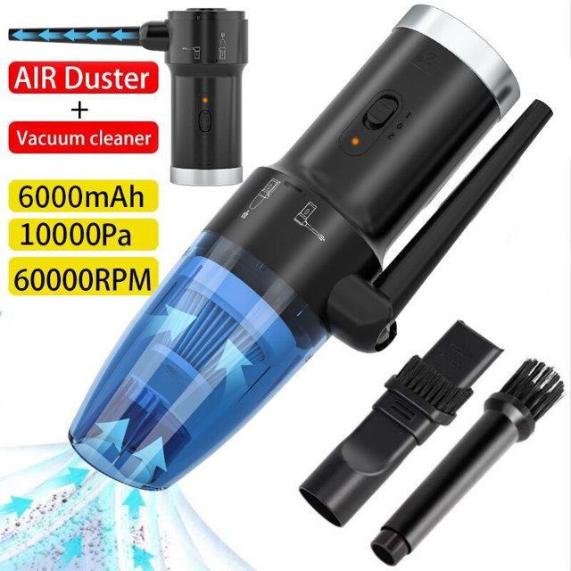 Lata de aire comprimido para computadoras, limpieza de computadoras con soplador de aire eléctrico, limpiador de polvo de aire inalámbrico para migas de teclado de PC Tan Jianjun unisex