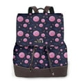 thumbnail image 1 of Fotbe Pink Planets And Stars Mochila Bolso con Estampado para Mujer, Mochila Antirrobo de Nylon Impermeable, Bolsa Ligera de Hombro, 1 of 4
