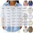 thumbnail image 3 of Neewe Womens Plain V Neck Button Down Shirts Short Sleeve Cotton Linen Tops Casual Collared Blouses Loose Fit, 3 of 6