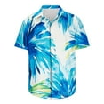 thumbnail image 5 of DDAPJ pyju Men's Hawaiian Shirts Short Sleeve Button Down Casual Shirts Summer Printed Tropical Floral Aloha Beach Shirts Clearance Sale Multicolor XXL, 5 of 6