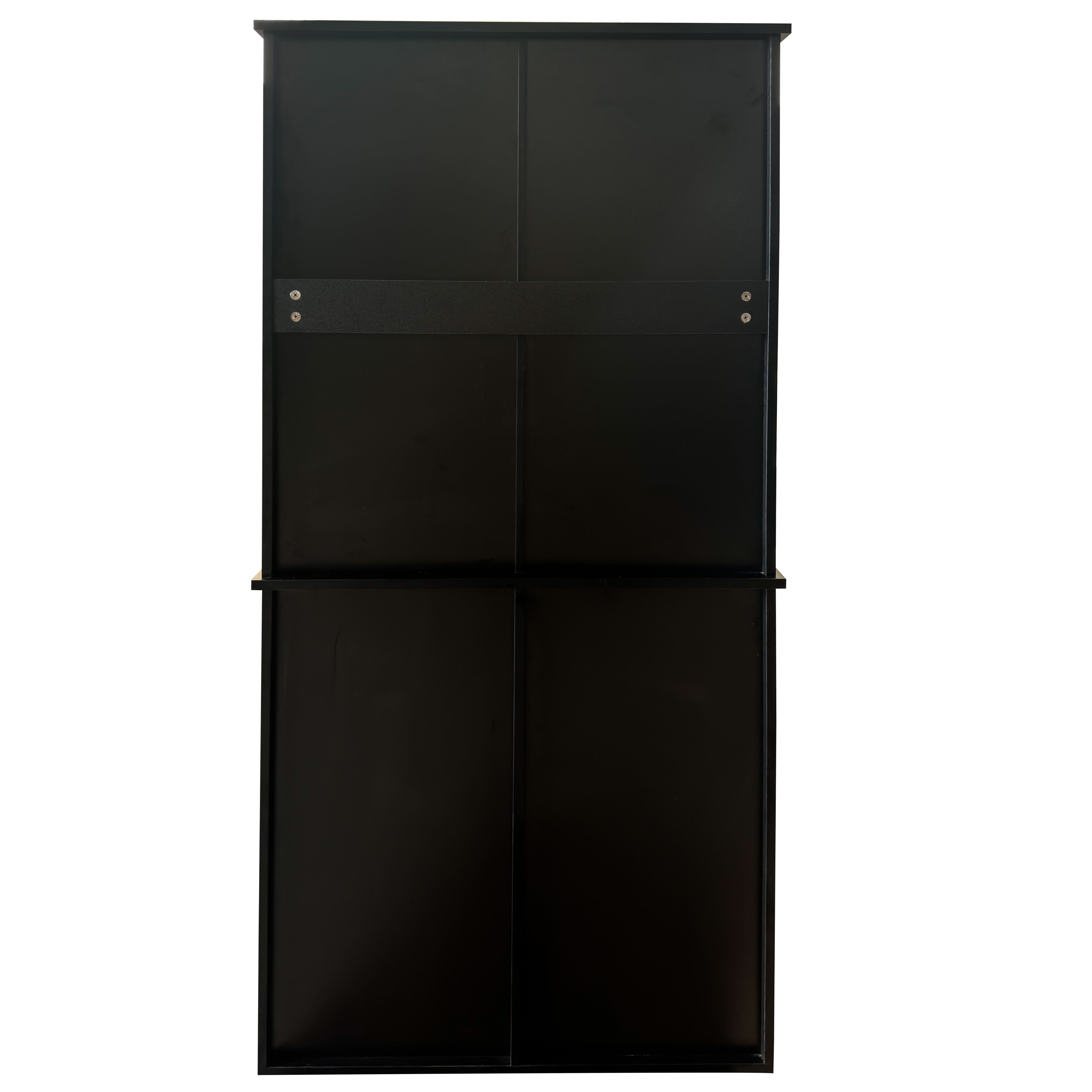 Mintazer 63" H Bathroom Storage Cabinet with 2 Tilt Out Laundry Hampers, Freestanding Laundry Cabinet with Adjustable Shelves, Black