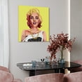 thumbnail image 6 of "Hip Marilyn Monroe" Frameless Free Floating Reverse Printed Tempered Art Glass Wall Art, 6 of 9