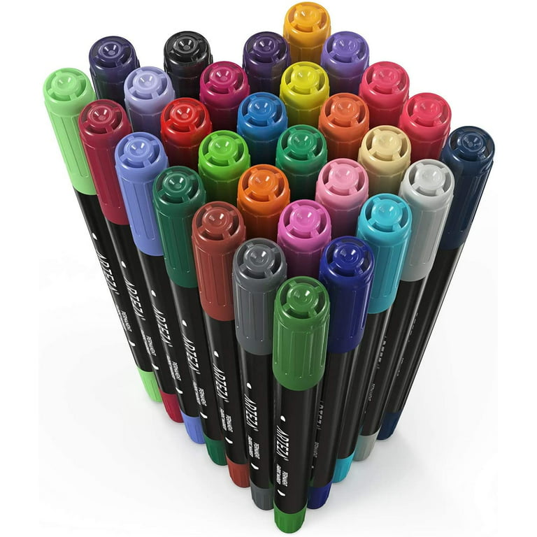 Arteza Dual Tip Sketch Markers TwiMarkers Set Assorted Colors 48pk