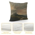 thumbnail image 4 of Orinice Hill Graphic Decorative Cotton Linen Pillow Cover for Home Couch Living Room Bed Sofa, Multipurpose Throw Pillow Case 1PC 12x12in, 4 of 5