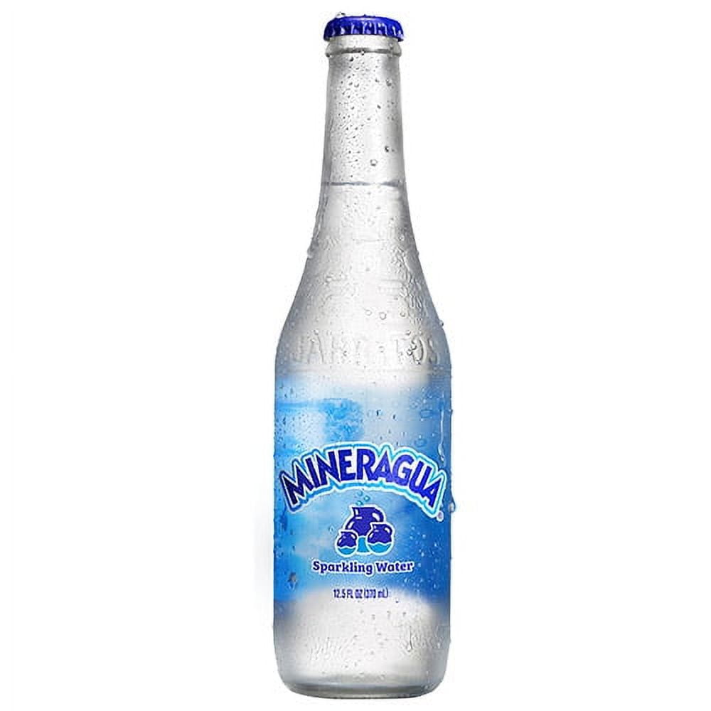 Jarritos Mineragua Sparkling Water, 12.5 fl oz Glass Bottle, 12 Pack