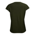 thumbnail image 5 of Holzkary Womens 2025 Cap Sleeve Tops Casual Crew Neck Loose Fit Sweater Vest Lightweight Knit Pullover Tank Summer Tops Knit Short Sleeve Soft Blouse for Daily Wear Blackish Green L, 5 of 5