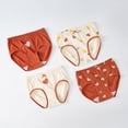 thumbnail image 4 of NIEWTR Girls Toddler Underwear Kids Panties Soft Cotton Briefs Comfortable Cartoon Pattern（Red,1-2 Years), 4 of 4