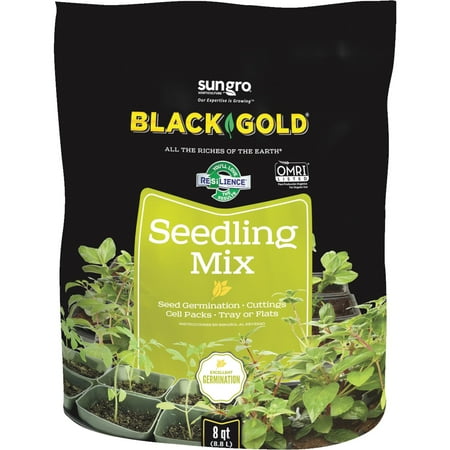 Black Gold Seedling - Black Gold 1411002 8 QT P 8 Quart Seedling Mix