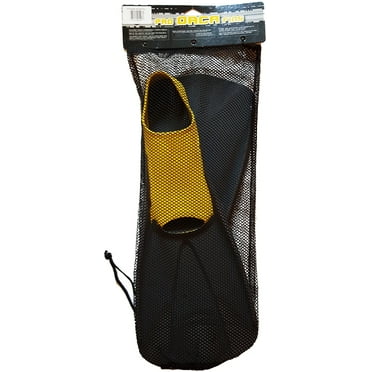 Poipounders Comfortable Swim Fins, Yellow Black