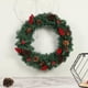 thumbnail image 5 of 30CM Christmas Wreath Door Hanging Garland with Frost Clover Wreath Natural Pine Cones Berries Decorative Christmas Garland, 5 of 5
