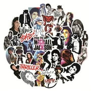 Michael Jackson Themed Set of 50 Assorted Stickers Decal Set