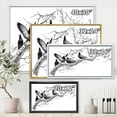 thumbnail image 4 of Designart 'Pigeons Sitting On The Tree Branch' Traditional Framed Canvas Wall Art Print, 4 of 5