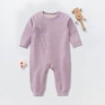 thumbnail image 3 of KPOPLK Baby Boys Footless Pajamas Long Sleeve Button One-Piece Cotton Sleeper for Boys Infant 0-18 Months Size 18-24 Months, 3 of 8