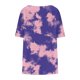 thumbnail image 4 of Tamaño Más Manga Corta Tops para las Mujeres Impreso Manga Corta Sólida Redonda Cuello Plegado Blusa, Poliéster Más Tamaño Superior, Lavado a Mano, 4 of 6