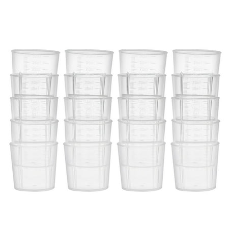 - 20pcs Measuring Cup Labs PP Graduated Beakers 30ml