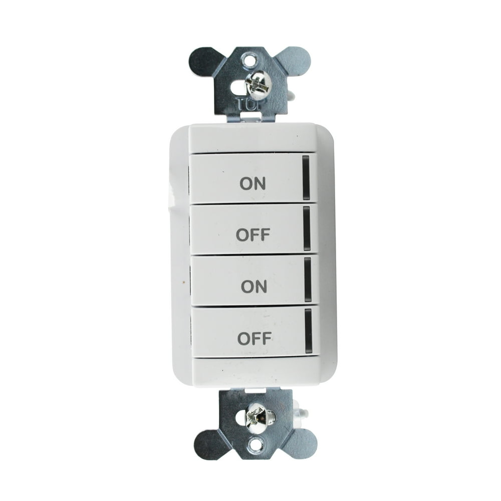 Sensor Switch NPODM2PWH nLight Push Button Raise/Lower Switch WallPod