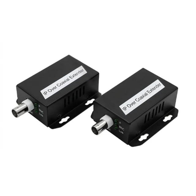Extensor de red IP a coaxial. Transferencia de transmisión por cable de red a línea coaxial. Convertidor Ethernet de 500 m para CCTV.
