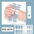 thumbnail image 3 of TINYSOME Semicured Gel Nail Stickers UV/LED Lamp Required 16Pcs Gel Nail Polish Wraps, 3 of 21